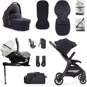 Junior Jones Aylo Rich Black 12pc Travel System inc Joie Oyster Car Seat