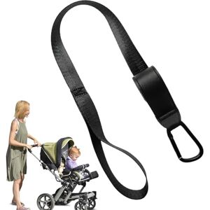 Kuxiptin Stroller Hanger - Heavy Duty Stroller Bag Hanger Organizer - Multipurpose Stroller Straps, Stroller Accessories for Jogging, Walking, Shopping, Fits Pram, Wheelchair