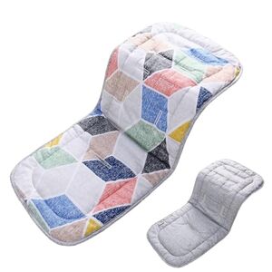 Toddler Pushchair Seat Liners,Stroller Car Liner Pad for Pram Breathable Stroller Seat Liner Stroller Cushion for High Chairs, Car Seats and Strollers Geteawily