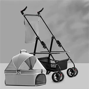 Begonial Pet Stroller Separable Dog Strollers Within 20kgs/Dogs Nozip Dog Prams Pushchairs with Adjustable Awning