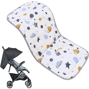 Toddler Pram Liner Car Pram Stroller Liner Seat Pad Reversible Stroller Cooling Pad for Strollers and High Chairs Geteawily