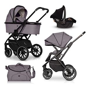 Lux4kids Plum 03 3-in-1 with baby seat
