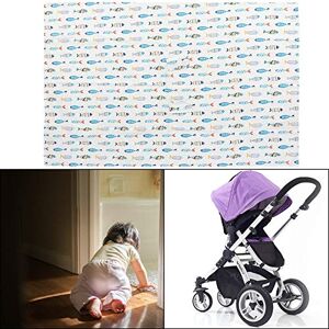 Shanrya Stroller Cover Soft Breastfeeding Cover Baby Withstand Mosquitoes(Small Fish)