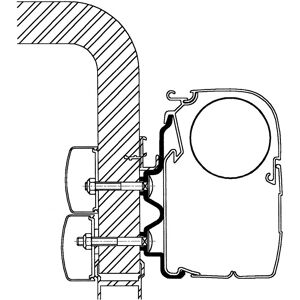 Thule Hymer Awning Adapter 2016 4m