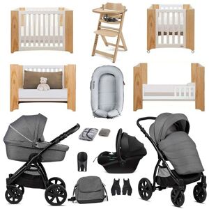 Noordi Fjordi 3in1 Luxury Travel & Nursery Bundle, Dark Grey