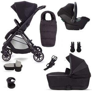 Silver Cross Dune + First Bed Folding Carrycot Travel System Bundle - Space