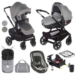 Jane Crosslight-3 + Matrix Light-2, 10 Piece Travel System Bundle - Dim Grey