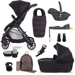 Silver Cross Dune + First Bed Folding Carrycot With Cabriofix & Base Bundle, Space