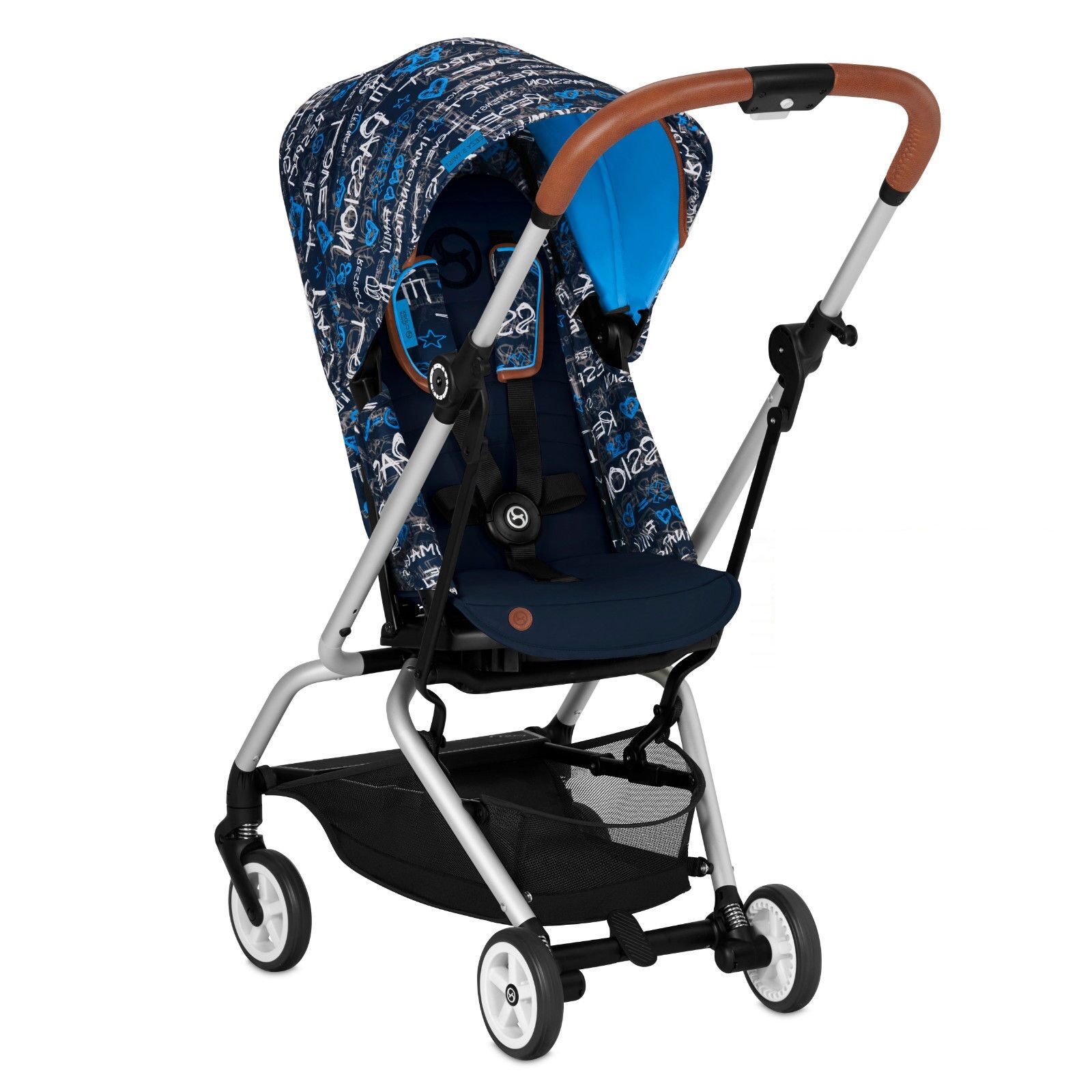 Cybex Eezy S Twist Gold Fashion Edition 360Â° Rotating Pushchair Stroller - Trust Blue