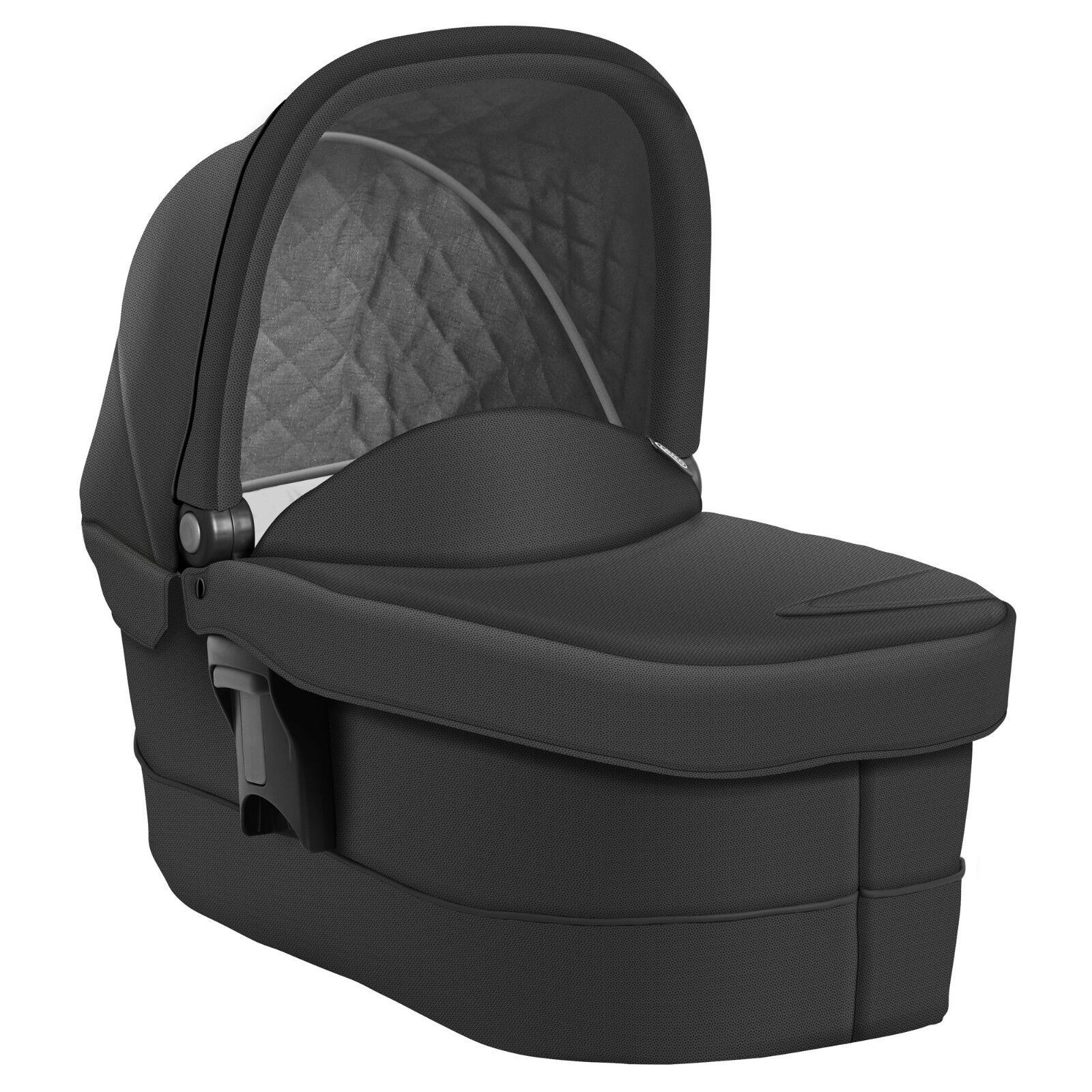 Graco Evo Luxury Carrycot - Black / Grey