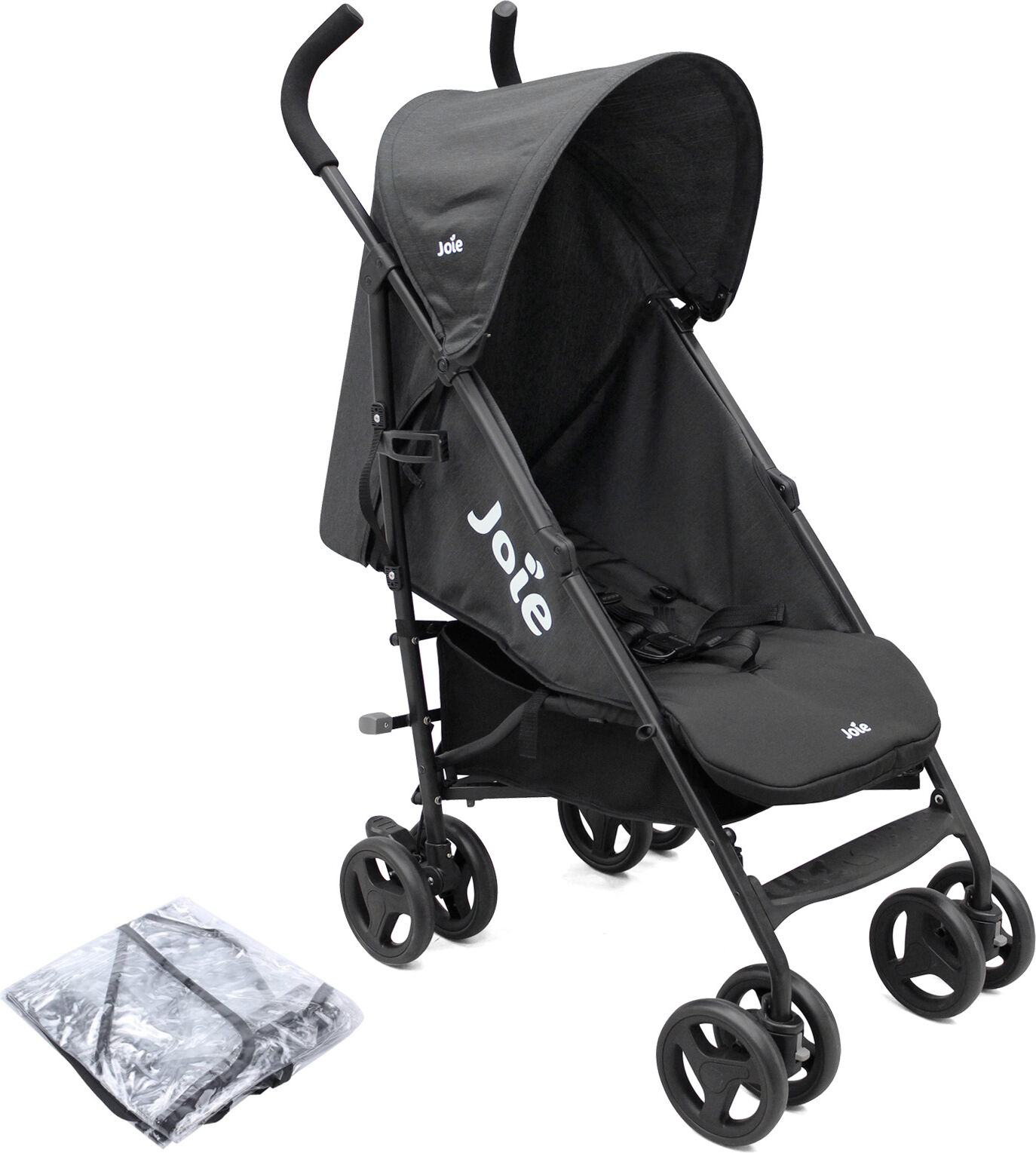 Joie Nitro Pushchair Stroller with Raincover - Black