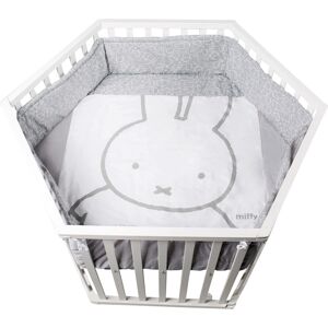 roba® Laufgitter »miffy®, weiss, 6-eckig«, bis 15 kg, mit Stoffeinlage und... weiss