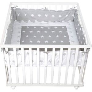 roba® Laufgitter »Little Stars, 100x100 cm, weiss«, bis 15 kg, mit... weiss Größe