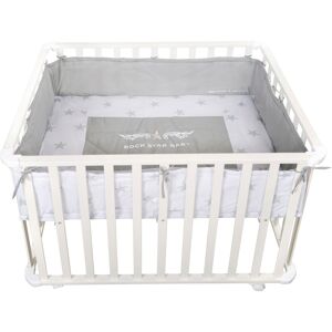 roba® Laufgitter »Rock Star Baby, weiss, 75x100 cm«, bis 15 kg, mit... weiss Größe