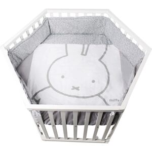 roba® Laufgitter »miffy®, weiss, 6-eckig«, bis 15 kg, mit Stoffeinlage und... weiss Größe