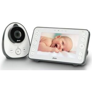 Alecto Babyphone DVM150 mit Kamera, 5 Zoll Farbbildschirm, weiss