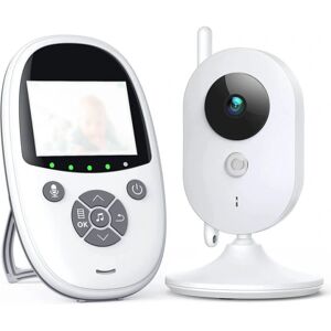 AIZHENCHEN Babyalarm med kamera, 2,4 tommer 800mAh babyalarm, 2-vejs lyd