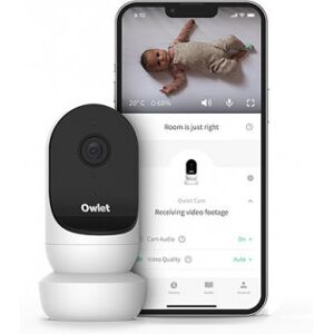 Owlet Cam 2 Smart Hd-Videobabyalarm, Hvid