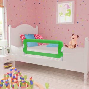 vidaXL Barandilla de seguridad cama de niño 2 uds verde 102x42 cm