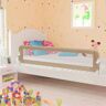 BD Día y Noche - Día y Noche Barandilla de seguridad cama de niño poliéster taupe 180x42 cm