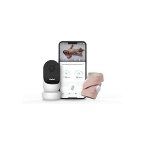 Owlet Babyphone Monitor Duo Smart Sock 3 + Cam 2 - Rose poudré - Publicité