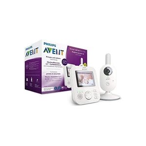 Philips AVENT SCD833/26 Ecoute bebe Video connecte - Mode Smart Eco - Jusqua 10h dautonomie - Publicité