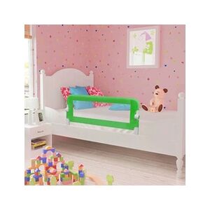 VIDAXL Barrière de lit pour enfants 102x42 cm Vert - Publicité