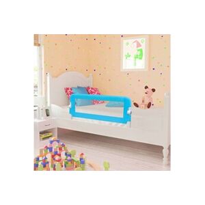 VIDAXL Barrière de lit pour enfants 102x42 cm Bleu - Publicité