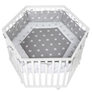 Parc bébé hexagonal Cosiplay Little Stars, blanc