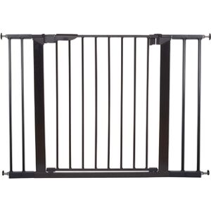 Barrière de protection pour porte à fixer, naturel, 62 - 106 cm