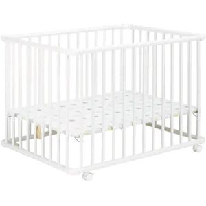 Geuther Parc bebe Belami Plus etoiles bois blanc, 76x97 cm