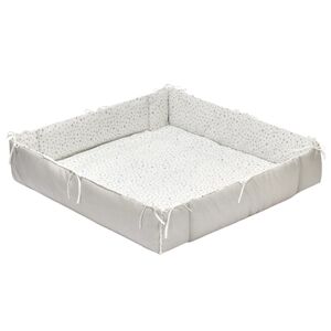 Alvi® Matelas de parc bébé Aqua Dot 70x70/100x100 cm 100x100 cm