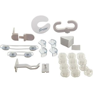 Dreambaby® Kit securite enfant cache-prises, verrou blanc, 35 pieces