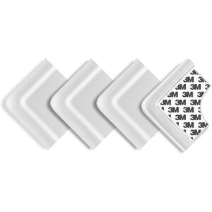 reer Protege-coins table/fenetre soft, blanc lot de 4