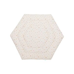 fillikid Matelas pour parc bébé hexagonal jersey beige 124 cm