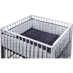 tiSsi® Matelas de parc bébé Moritz lions gris 96x80 cm 100x80 cm