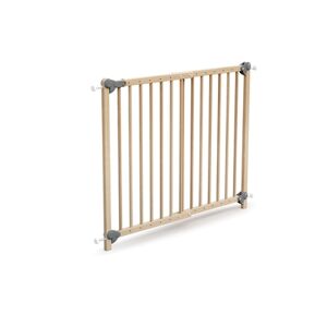 Barrière de sécurité enfant hêtre verni 73-110 cm