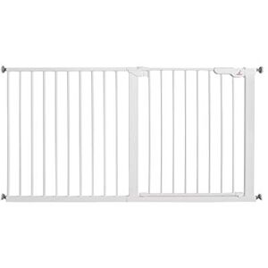 BabyDan 60114-24910-01-85 Premier Extra Wide/Hallway Pressure Fit Safety Gate 139-144.8cm XXL Blanc - Publicité