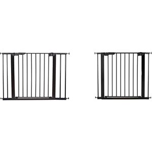 BabyDan Baby Dan Premier Barrière à Fixation par Pression pour Porte/Escalier, Noir, 99-106,3 cm & Premier Barrière à Fixation par Pression pour Porte/Escalier, Noir, 86-93,3 cm - Publicité