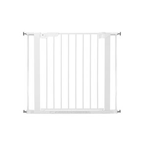 BabyDan Premier Barrière à Fixation par Pression pour Porte/Escalier, Blanc, 86 93,3 cm - Publicité
