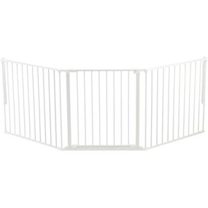 BabyDan Flex L, 90-223 cm, Barrière de sécurité/Barrière d'escalier/Séparation de pièce, Blanche, fabriquée en Danemark Barrière pour bébés (Barrière pour chiens/Parc pour chiens) - Publicité