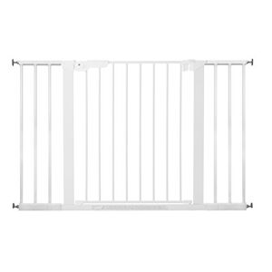 BabyDan Premier Barrière à Fixation par Pression pour Porte/Escalier, Blanc, 112 119,3 cm - Publicité