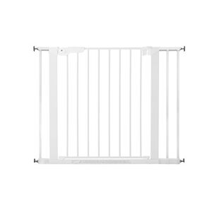 BabyDan Premier Barrière à Fixation par Pression pour Porte/Escalier, Blanc, 92,5 99,8 cm - Publicité