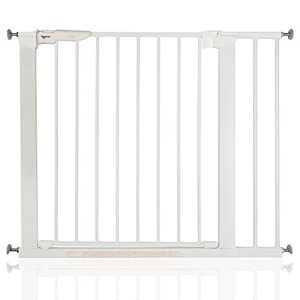 BabyDan Premier Bébé Barrière de Sécurité en pour Escalier Blanc 86-93,3cm - Publicité