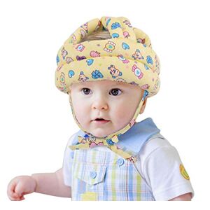 seaNpem Bonnet de protection pour bébé et tout-petit, taille réglable, pour apprendre à marcher ou à courir, casque de sécurité souple, chapeau de protection de la tête anti-chute et anti-collision, pour - Publicité