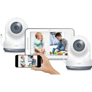 Elro BC4000-2 Babyphone Royale avec 2 caméras Full HD, Blanc - Publicité