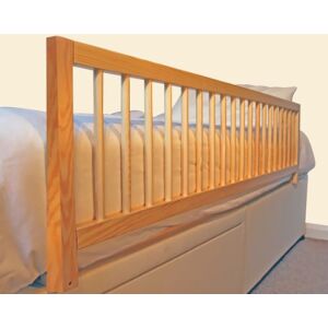 Safetots Barrière de Lit en Bois Extra Large, Naturel, 38cm de Hauteur x 140cm de Largeur, Barrière de Lit pour Bébé pour la Sécurité, Rail de Lit Enfant Sécurisé, Pré-Assemblé, Installation Facile - Publicité