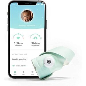 Owlet Babyphone Smart Sock 3 Baby Monitor avec Suivi du Rythme Cardiaque et du Niveau d'Oxygène - Publicité