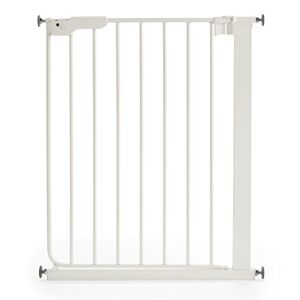 BabyDan barrière de sécurité pour portes et escaliers Slim Fit : Pour ouvertures étroites, 60.5 66.5 cm, Blanc - Publicité