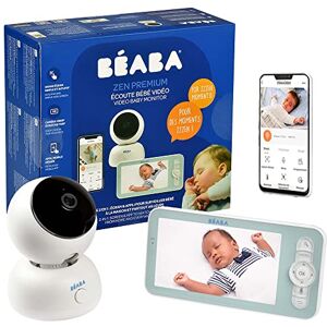 BEABA Ecoute bébé vidéo / babyphone ZEN Connect gris perle